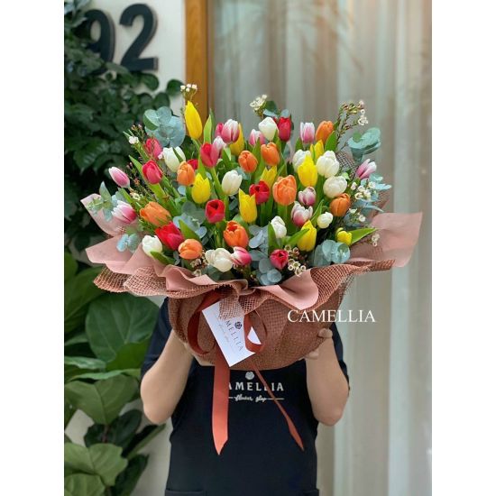 Hộp Hoa Tulip - HHTL02